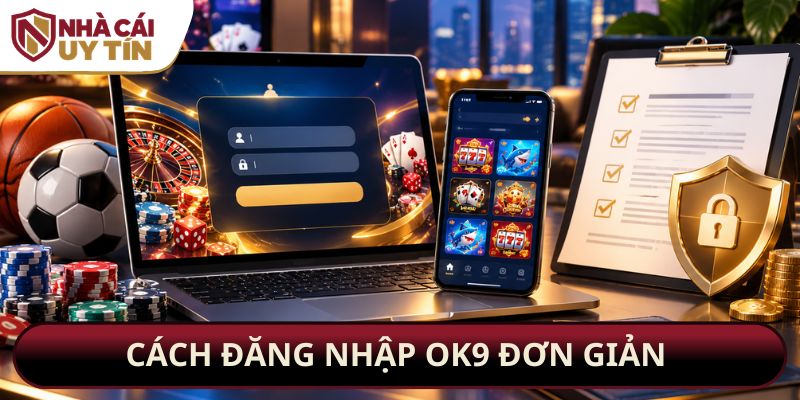 Cách đăng nhập OK9 đơn giản chỉ trong 3 bước
