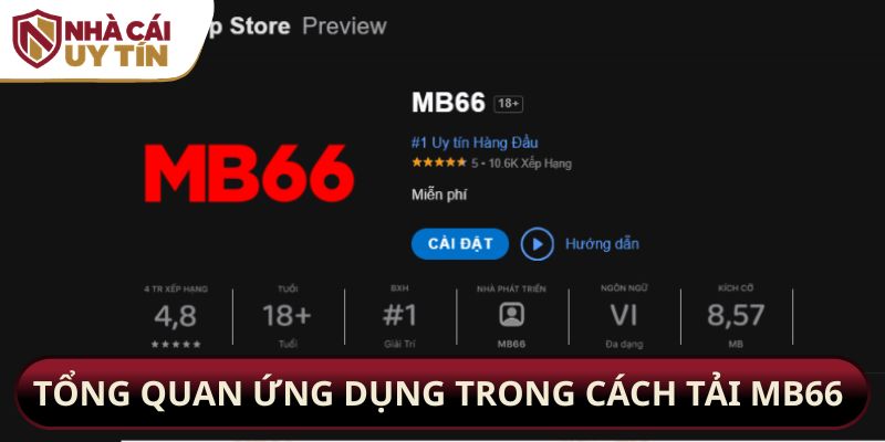 Tổng quan ứng dụng trong cách tải mb66